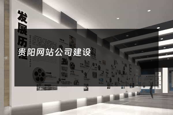 贵阳网站公司建设