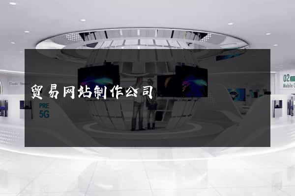 贸易网站制作公司