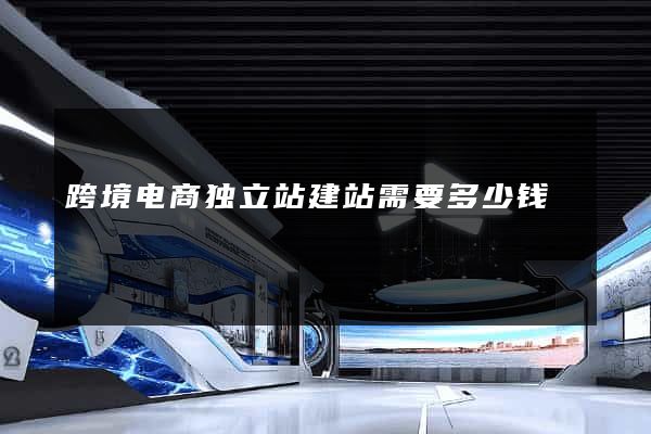 跨境电商独立站建站需要多少钱