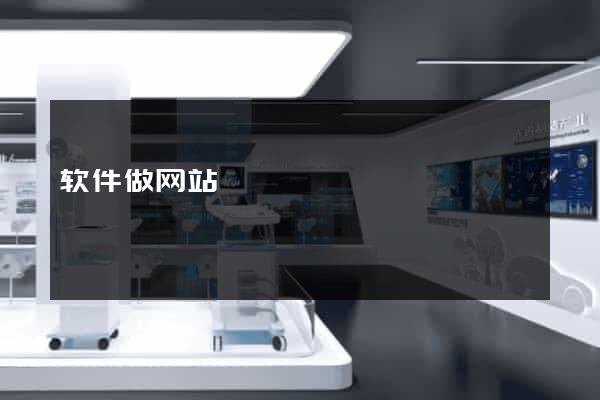 软件做网站