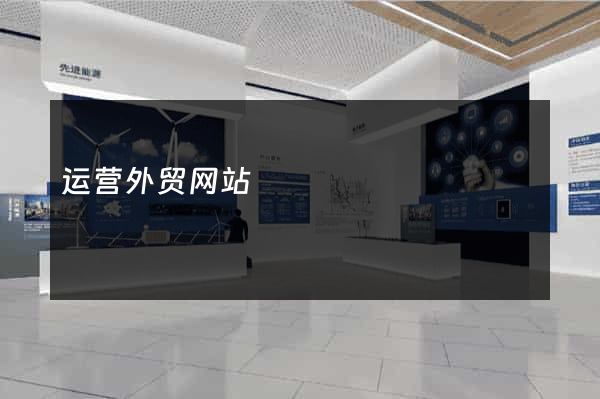 运营外贸网站