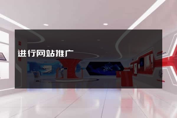 进行网站推广