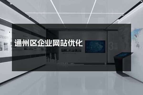 通州区企业网站优化