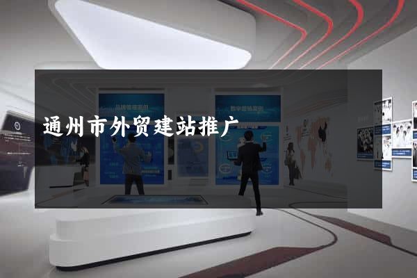 通州市外贸建站推广