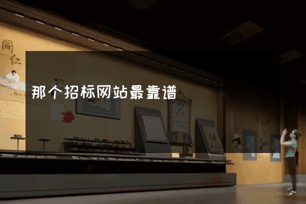 那个招标网站最靠谱