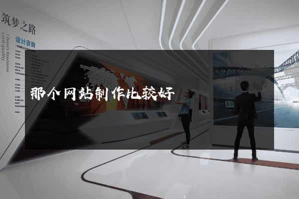 那个网站制作比较好