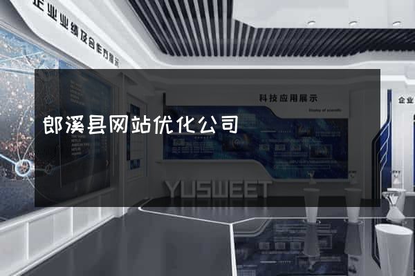 郎溪县网站优化公司