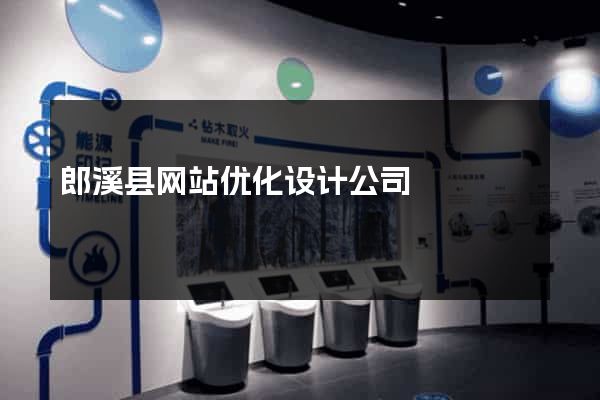 郎溪县网站优化设计公司