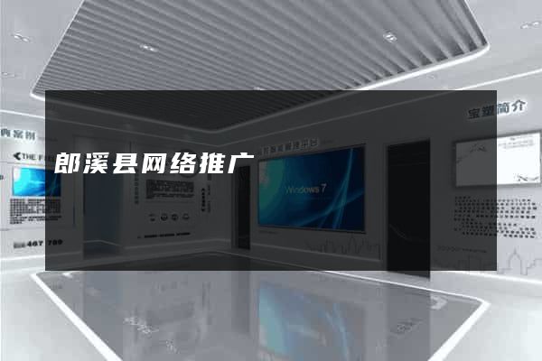 郎溪县网络推广