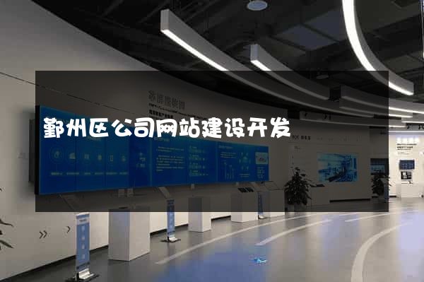 鄞州区公司网站建设开发