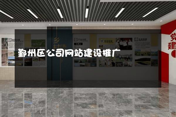 鄞州区公司网站建设推广