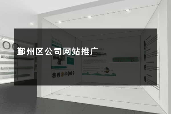 鄞州区公司网站推广