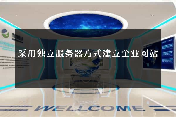 采用独立服务器方式建立企业网站