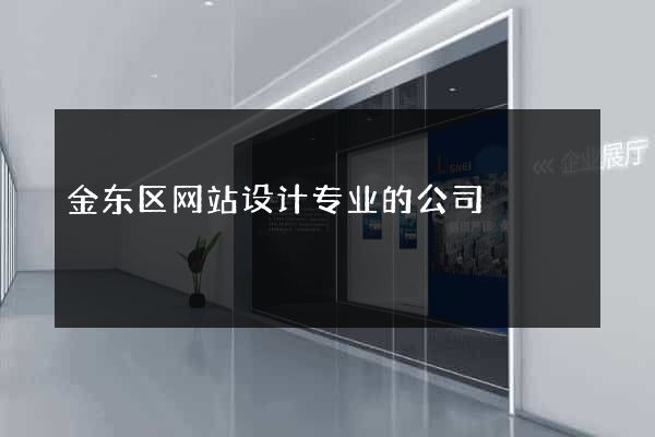 金东区网站设计专业的公司