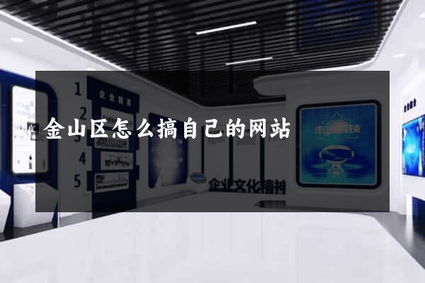金山区怎么搞自己的网站