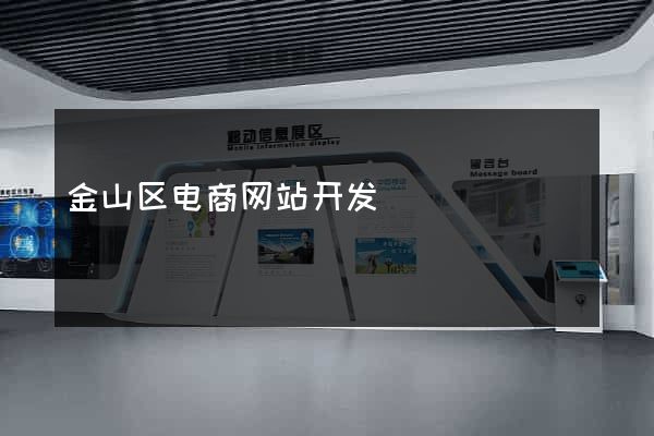 金山区电商网站开发