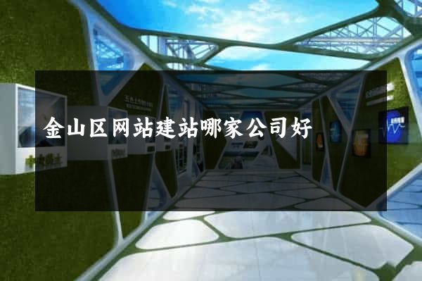 金山区网站建站哪家公司好