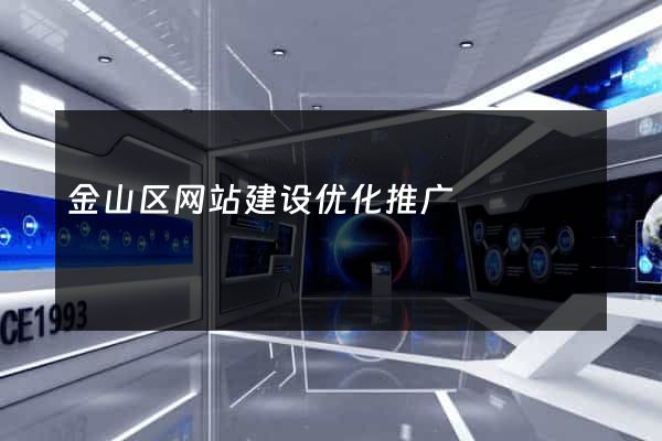 金山区网站建设优化推广