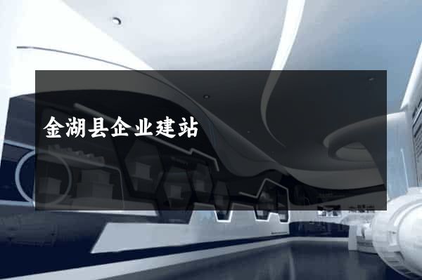 金湖县企业建站