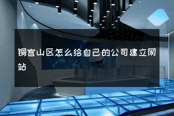 铜官山区怎么给自己的公司建立网站