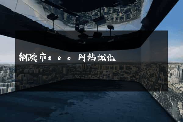 铜陵市seo网站优化