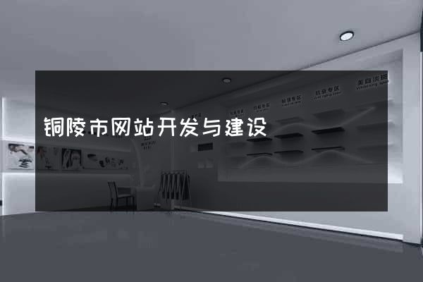 铜陵市网站开发与建设