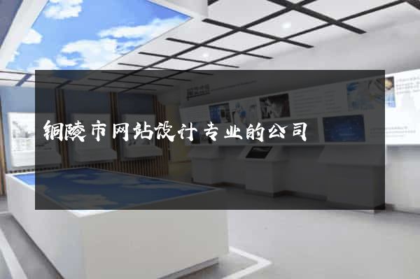 铜陵市网站设计专业的公司