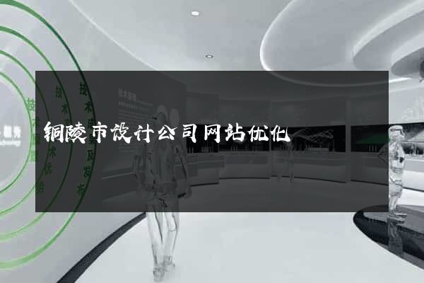 铜陵市设计公司网站优化