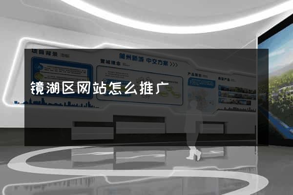 镜湖区网站怎么推广