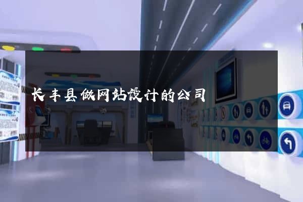 长丰县做网站设计的公司