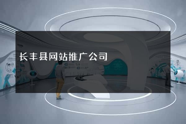 长丰县网站推广公司