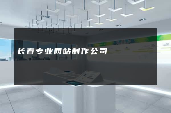 长春专业网站制作公司