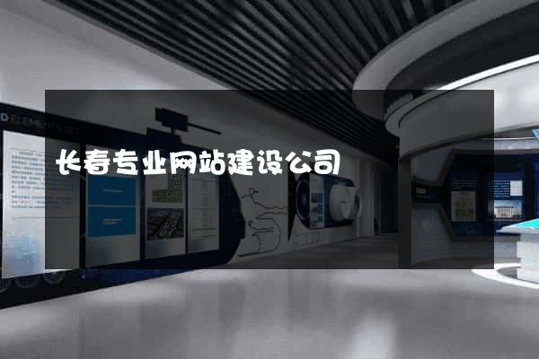 长春专业网站建设公司