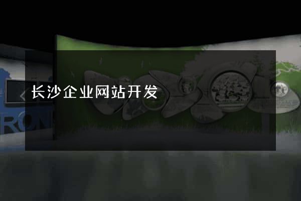 长沙企业网站开发