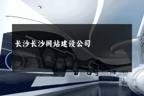 长沙长沙网站建设公司