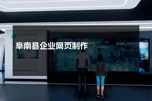 阜南县企业网页制作