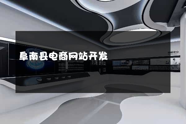 阜南县电商网站开发