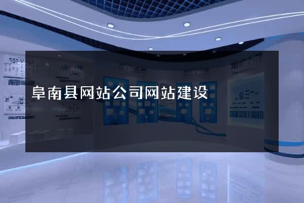 阜南县网站公司网站建设