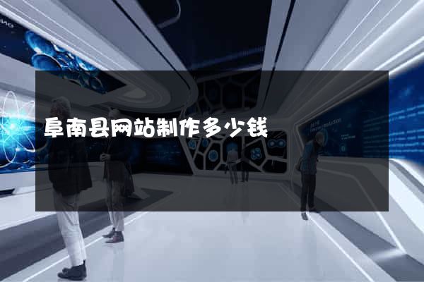 阜南县网站制作多少钱