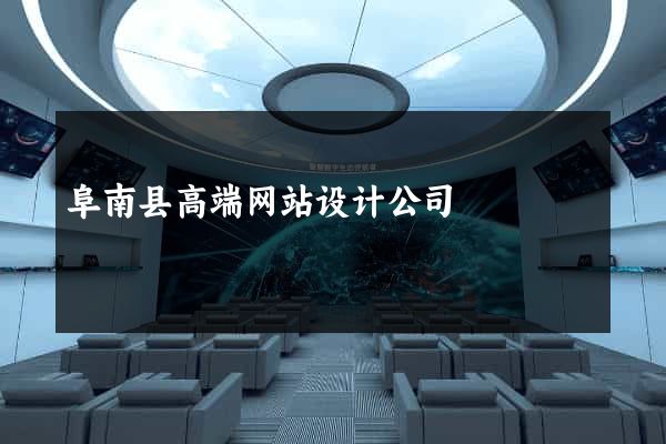 阜南县高端网站设计公司