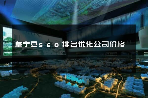 阜宁县seo排名优化公司价格