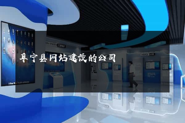 阜宁县网站建设的公司