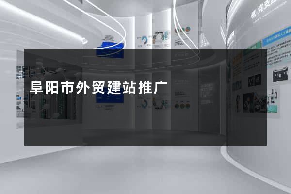 阜阳市外贸建站推广