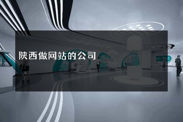 陕西做网站的公司