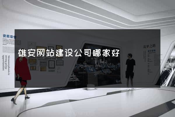 雄安网站建设公司哪家好