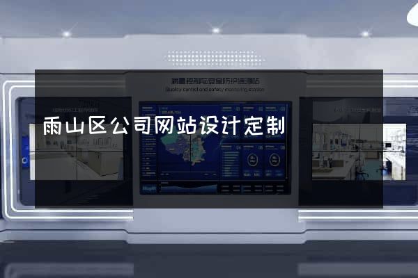 雨山区公司网站设计定制