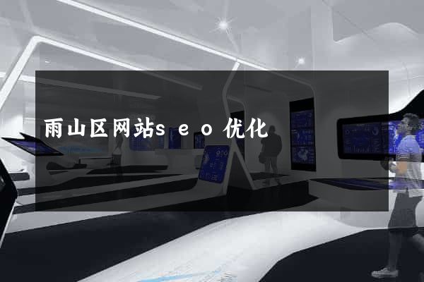 雨山区网站seo优化