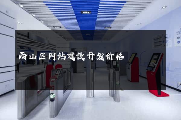 雨山区网站建设开发价格
