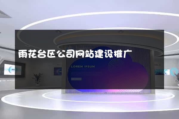 雨花台区公司网站建设推广