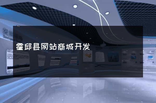霍邱县网站商城开发